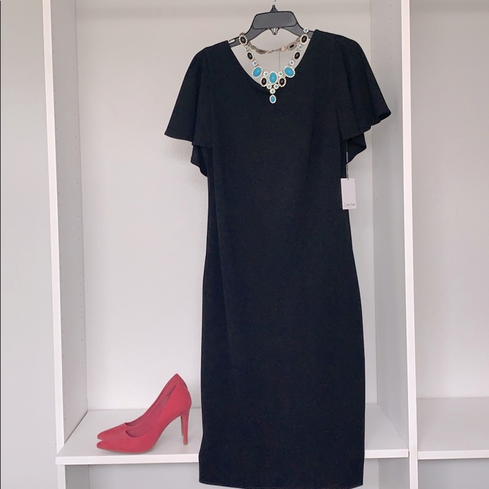 Women’s classy black dress, Calvin Klein
